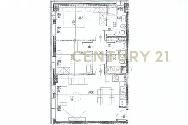 Tirane, shes apartament 2+1+2, 93 m² 176.035 € (Riverside Residences, Globe)