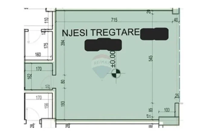 Tirane, shitet dyqan Kati 0, 56 m² 282.350 € (Xhanfize Keko)