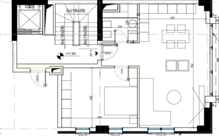 Tirane, jepet me qera zyre Kati 5, 71 m² 1.000 € (rruga e kavajes)