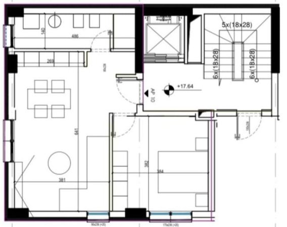 Tirane, jepet me qera zyre Kati 5, 87 m² 1.500 € (rruga e kavajes)