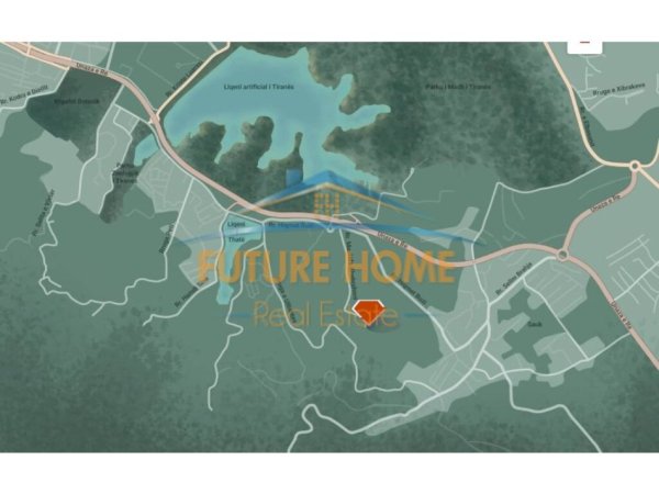 Tirane, shitet apartament 1+1+Ballkon Kati 3, 75 m² 165.000 € (Liqeni i Thate, Rezidenca Lake Diamond)