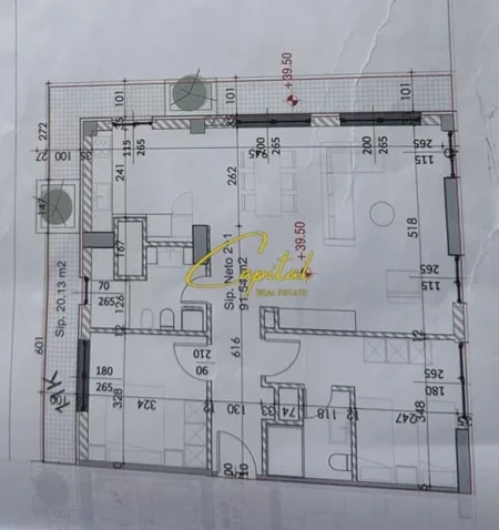 Tirane, shitet apartament 2+1 Kati 11, 105 m² 197.000 € (RRUGA DRITAN HOXHA)