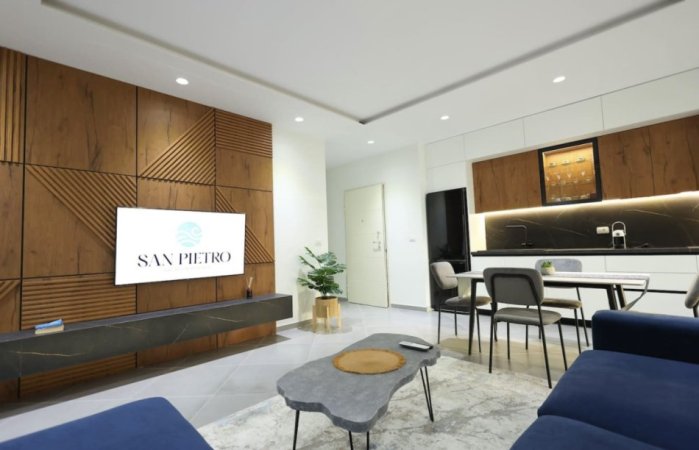 Gjiri Lalezit, San Pietro Rezidence | Apartament me verande 104 m2/ 2+1 kati 1 & 2