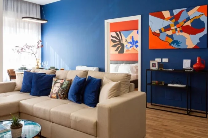 Tirane, jepet me qera apartament 1+1 Kati 5, 60 m² 500 € (ali demi)