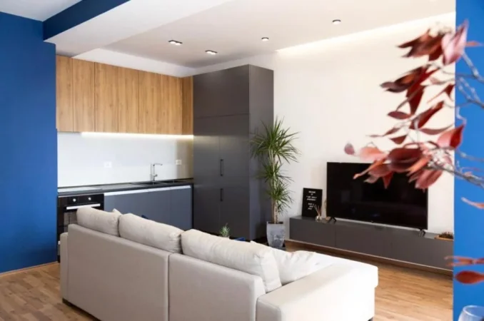 Tirane, jepet me qera apartament 1+1 Kati 5, 60 m² 500 € (ali demi)