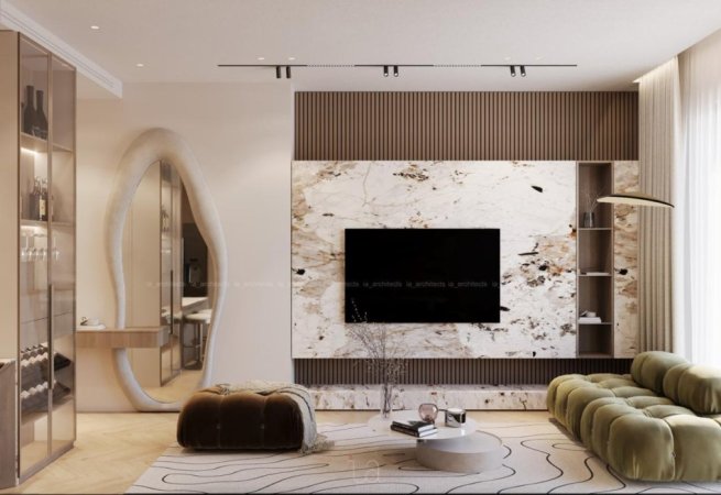 Tirane, jepet me qera apartament 2+1+Ballkon Kati 6, 125 m² 1.500 € (Rruga e Kavajes)