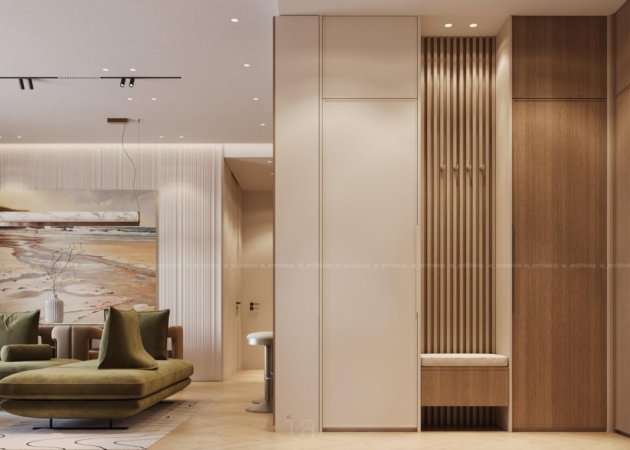 Tirane, jepet me qera apartament 2+1+Ballkon Kati 6, 125 m² 1.500 € (Rruga e Kavajes)