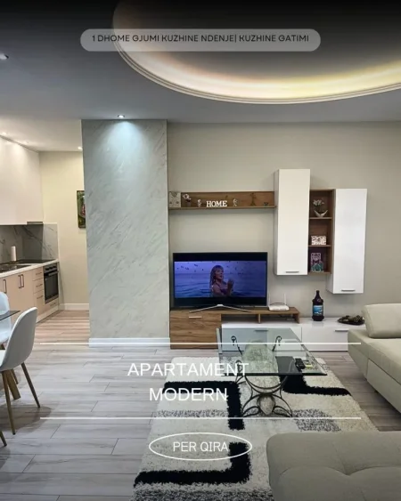 Tirane, jepet me qera apartament 1+1 Kati 9, 70 m² 900 € (RRUGA E KOSOVAREVE)