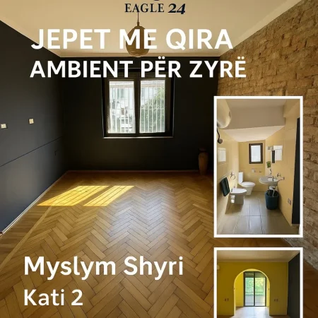 Tirane, jepet me qera zyre Kati 2, 75 m² 700 € (Myslym Shyri)