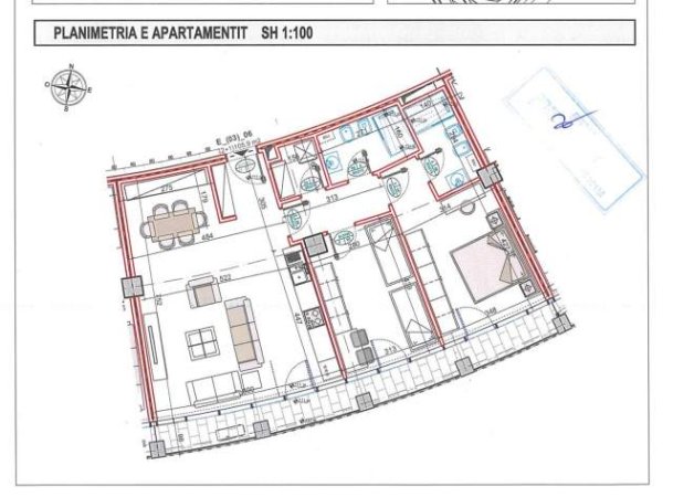 Tirane, shitet apartament 2+1+BLK Kati 3, 125 m² 252.510 Euro (liqeni artificial)