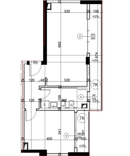 Tirane, shitet apartament 1+1 Kati 7, 85 m² 135.472 Euro (Selvia)