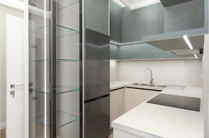 Tirane, jepet me qera apartament 1+1+Ballkon Kati 3, 50 m² 500 € (River Residence, Astir)