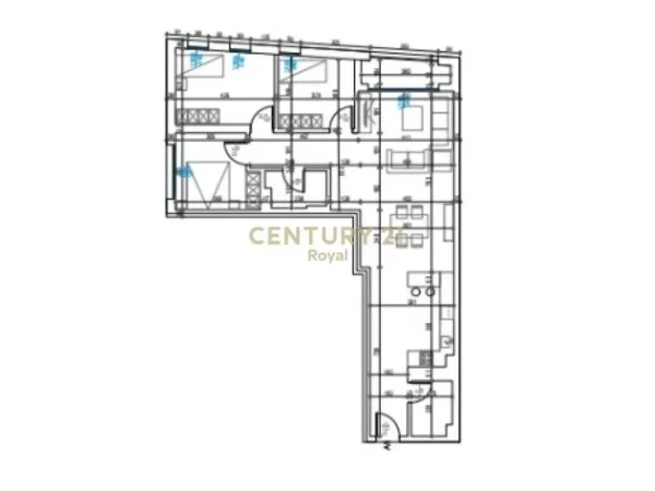 Tirane, shes apartament 3+1 Kati 2, 147 m² 286.650 € (Liqeni i Thate)