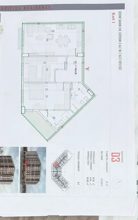 Tirane, shitet apartament 2+1+Aneks+Ballkon Kati 1, 105 m² (Paskuqan)