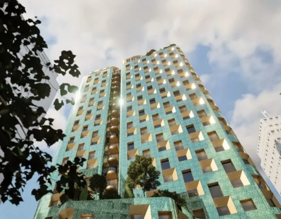 Tirane, shitet apartament 1+1 Kati 12, 75 m² 250.000 € (Pazari i Ri)