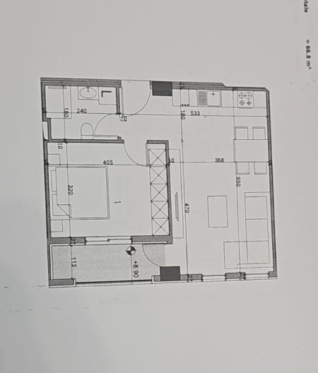 SHITET  APARTAMENT  1+1  📍141.000 € (Stacioni i Trenit)
