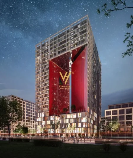 Tirane, shitet apartament 1+1+Ballkon Kati 14, 84 m² 296.000 € (UNITED TOWERS OF TIRANA, KOMUNA E PARISIT)