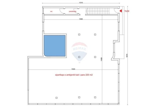 Tirane, jepet me qera ambjent biznesi , 200 m² 2.500 € (21 Dhjetori)