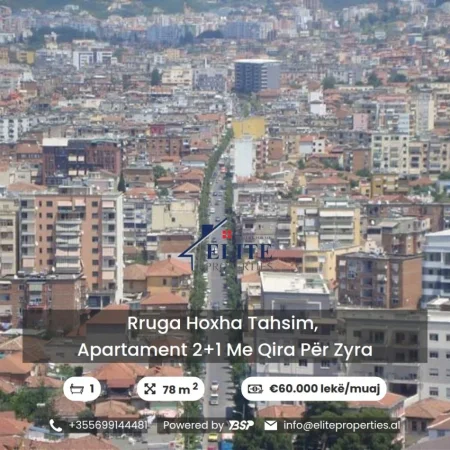 Tirane, jepet me qera zyre Kati 3, 78 m² 620 € (Hoxha Tahsim)