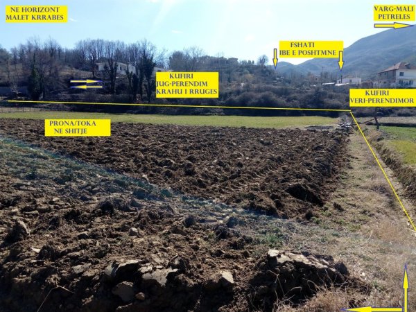 Shitet Toke, në Ibën e Poshtme, 500m nga aksi rrugës nacionale Tiranë-Elbasan, 17-km nga Tirana, Sipërfaqe 4'700m², Çmimi 85€/m2, nga Resort Teater Kame, 1.5-km dhe nga Shtegu i Shpellës së Pëllumbasit / Gryka Skorantës 5-km. Tiranë