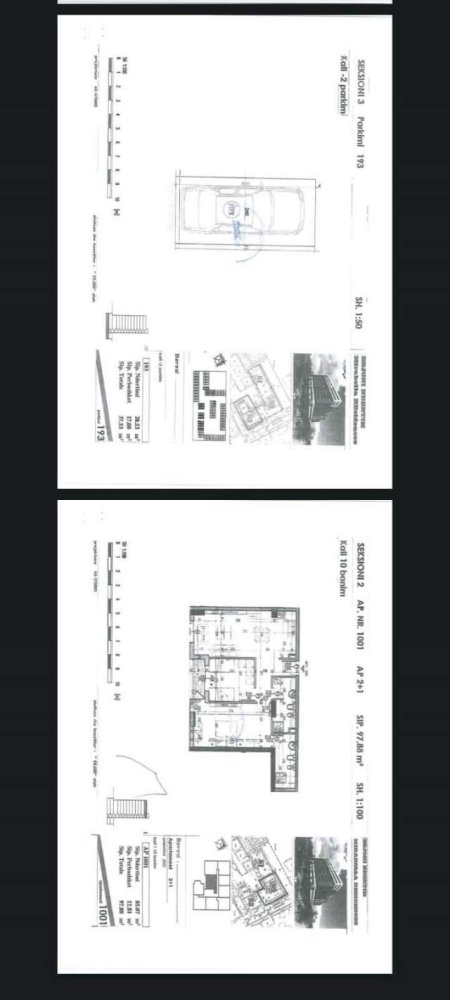 Tirane, shes apartament 2+1 Kati 8, 104 m² 54.000 Euro (teuta)