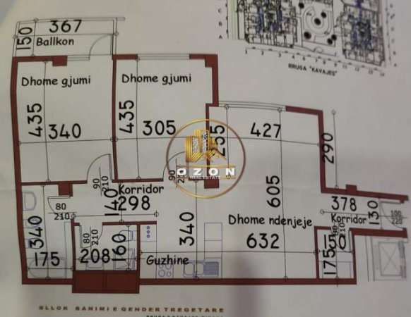 Tirane, shitet apartament 2+1+A+BLK Kati 8, 108 m² 133.000 Euro (RRUGA E KAVAJES)