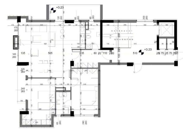 Tirane, shitet apartament 2+1+BLK Kati 1, 129 m² 232.632 Euro (Mjull Bathore)