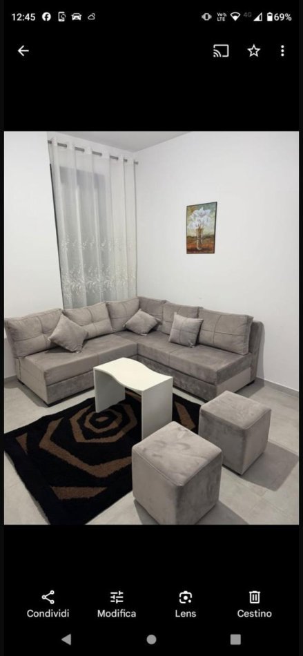 Tirane, jepet me qera apartament 1+1 Kati 6, 60 m² 550 € (Oxhaku)