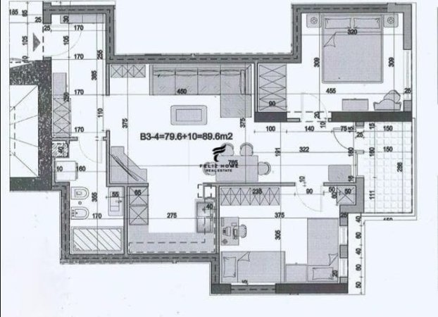 Tirane, jepet me qera apartament 2+1+Ballkon Kati 3, 89 m² 900 € (QENDER)