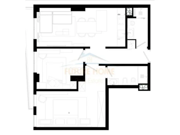 Tirane, shitet apartament 2+1+Ballkon Kati 6, 158.000 m² 158.000 € (Don Bosko)