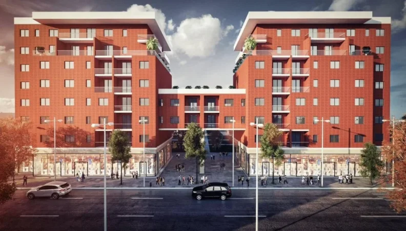 Tirane, shitet apartament 2+1 Kati 8, 100 m² 78.702 € (Kamez "Bulevardi Blu")