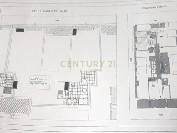Tirane, jepet me qera ambjent biznesi Kati 5, 90 m² 800 € (Stadiumi Dinamo)