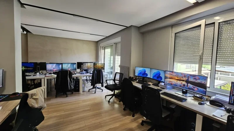 Tirane, jepet me qera zyre Kati 2, 106 m² 1.000 € (Bllok, rruga Sami Frasheri)