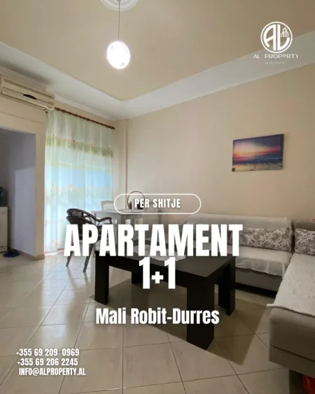 Durres, shitet apartament 1+1+Ballkon Kati 1, 66 m² 65.000 € 