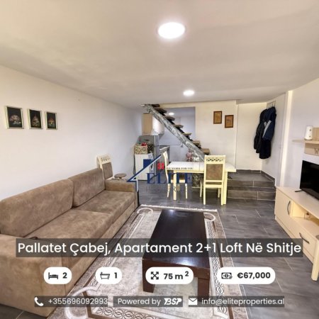 Tirane, shitet apartament duplex 2 Katshe Kati 0, 75 m² 67.000 € (yzberisht)