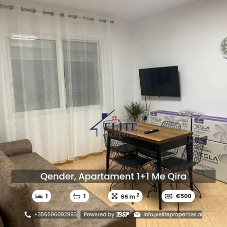Tirane, jepet me qera apartament 1+1+Ballkon Kati 5, 65 m² 500 € (Qender)