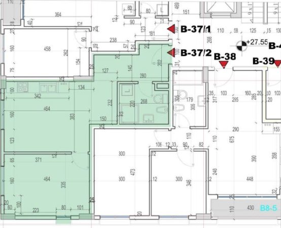 Tirane, shitet apartament 1+1 Kati 8, 64 m² 100.000 € (SHITET SUPER APARTAMENT 1+1 NE PORCELAN.)