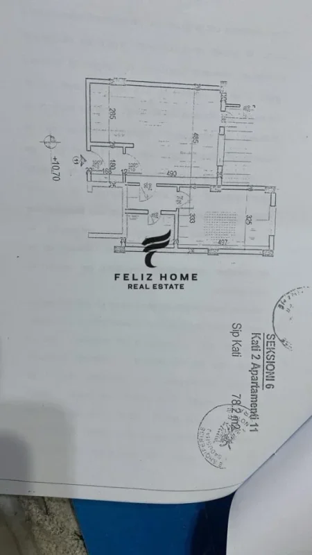 Tirane, jepet me qera apartament 1+1 Kati 2, 78 m² 150.000 € (KODRA E DIELLIT)