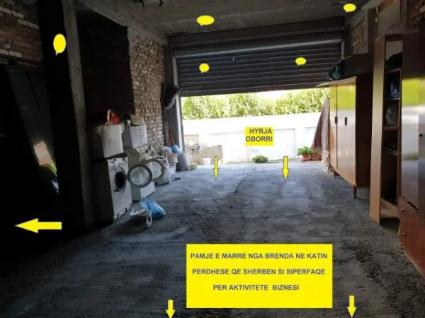 Tirane, Shitet Ndërtesë e përzier, ideale për servis makinash, punishte dhe banim me 2-kate, sip.truall 162m², sip.ndërtuar 250m² Cmim 305'000 euro, 100m nga rreth-rrotullimi ri Shkozës mbi Lanë, tek Poligrafiku/Kryegjyshata, në fund rr.A.Demi e kryqëzimi me rr.S.Petrela ose 800mnga Maternitet Ri.