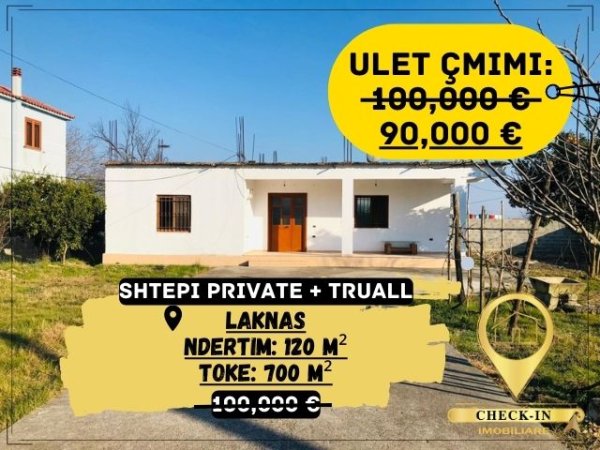 Tirane, shitet shtepi 3+1 Kati 0, 120 m² 90.000 Euro (Laknas)