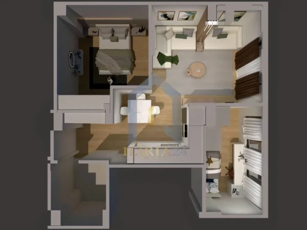 Tirane, shes apartament 2+1 Kati 4, 77 m² 195.000 € (Rruga e Elbasanit)