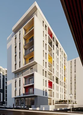 Tirane, shitet apartament 1+1 Kati 3, 64 m² (UNIVERS CITY)