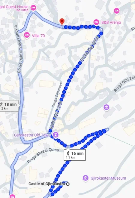 Gjirokaster, shitet shtepi 4+1+Aneks+Ballkon Kati 1, (Lufta e Mashkullorës, lagja-Varrosh qyteti-Gjirokastër.)