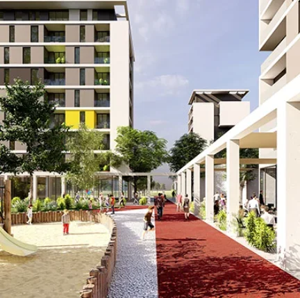 Tirane, shitet apartament 1+1 Kati 3, 69 m² (UNIVERS CITY)