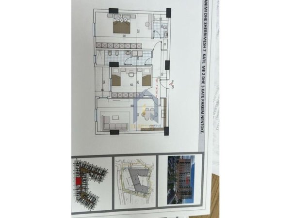 Tirane, shes apartament 2+1+Ballkon Kati 5, 132 m² 172.718 € (&quot;Paskuqan&quot;)