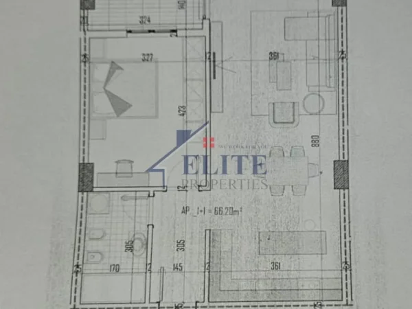 Tirane, shitet apartament 1+1+Ballkon Kati 4, 77 m² 72.950 € (Residenca Apollo Paskuqan)