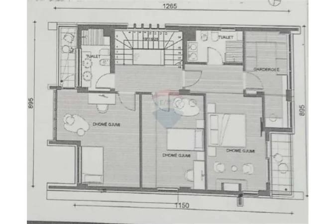 Tirane, shitet Vile , 334 m² 850.000 € (Residenca Lulebore)