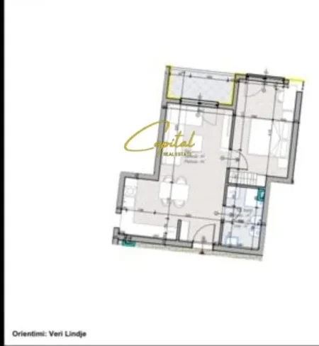 Tirane, shitet apartament 1+1 Kati 1, 65 m² 75.200 € (PASKUQAN)