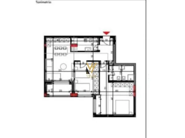 Tirane, shitet apartament 2+1+Ballkon Kati 6, 121 m² 127.942 € (PASKUQAN)