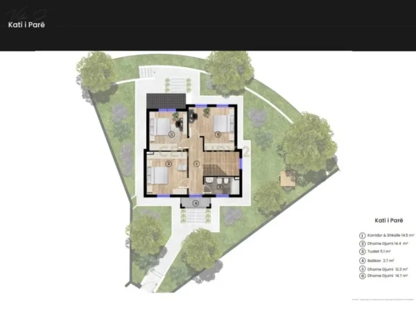 Tirane, shes Vile 3 Katshe Kati 3, 317 m² (MONTCLAIR ZONE)